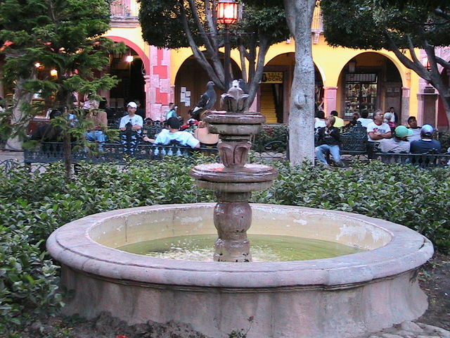 En el jardín del Kiosko
